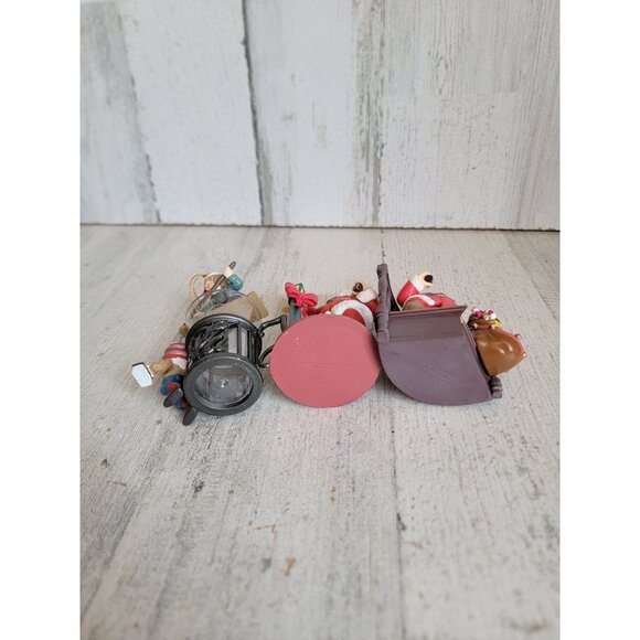 Coca-Cola Santa Claus elf helper variety ornament Xmas set - Picture 10 of 10